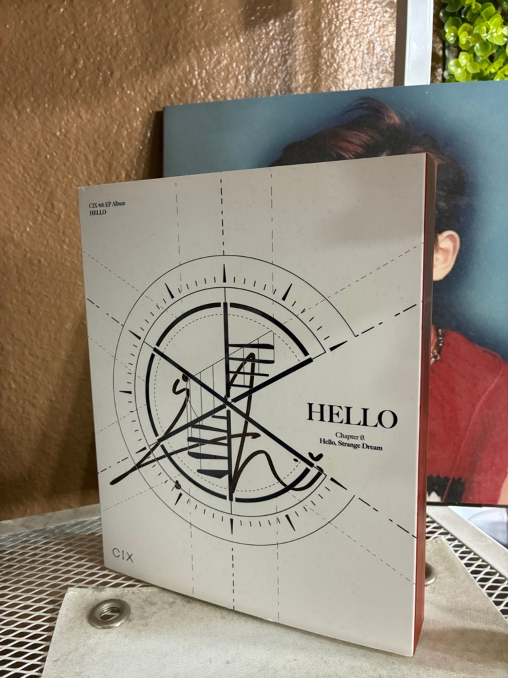 KPOP CIX 'HELLO' Album - White with Red Spine